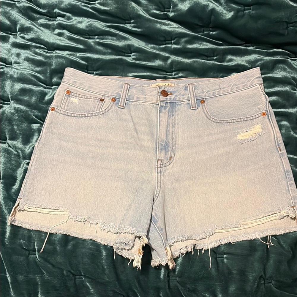 Madewell Light Blue Denim Shorts